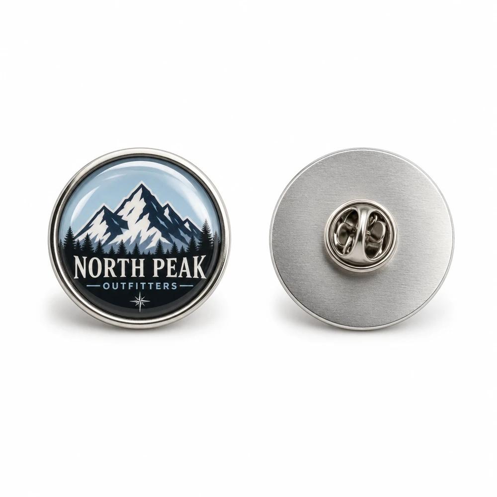 Custom Metal Dome Pins